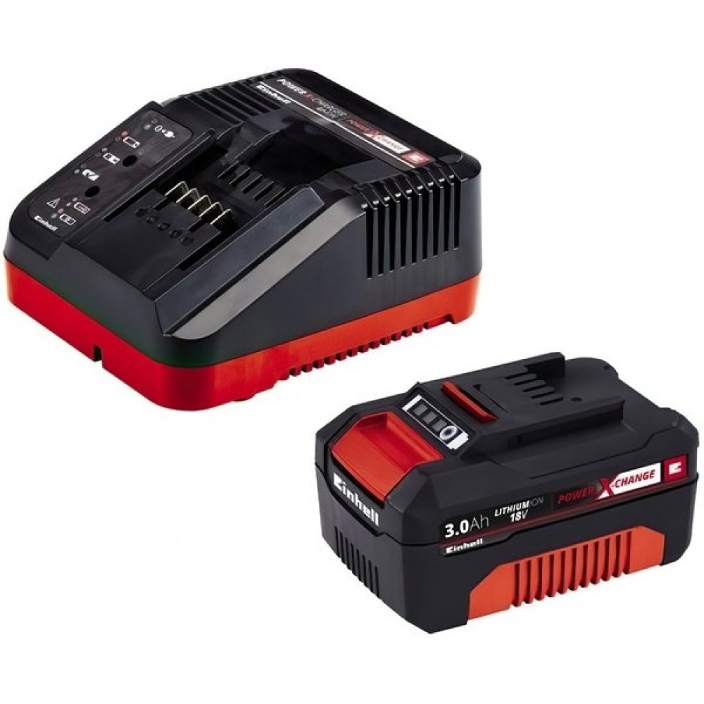 Газонокосарка акумуляторна Einhell GE-CM 18/30 Li (1x3,0Ah)