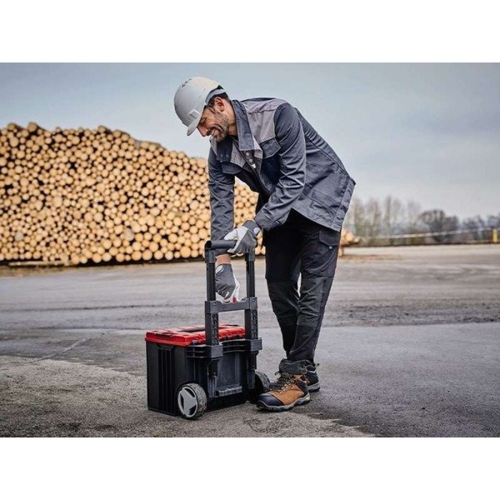 Пластиковий кейс Einhell E-Case L з колесами до 120кг, колеса 15см, 6.05кг (4540014)