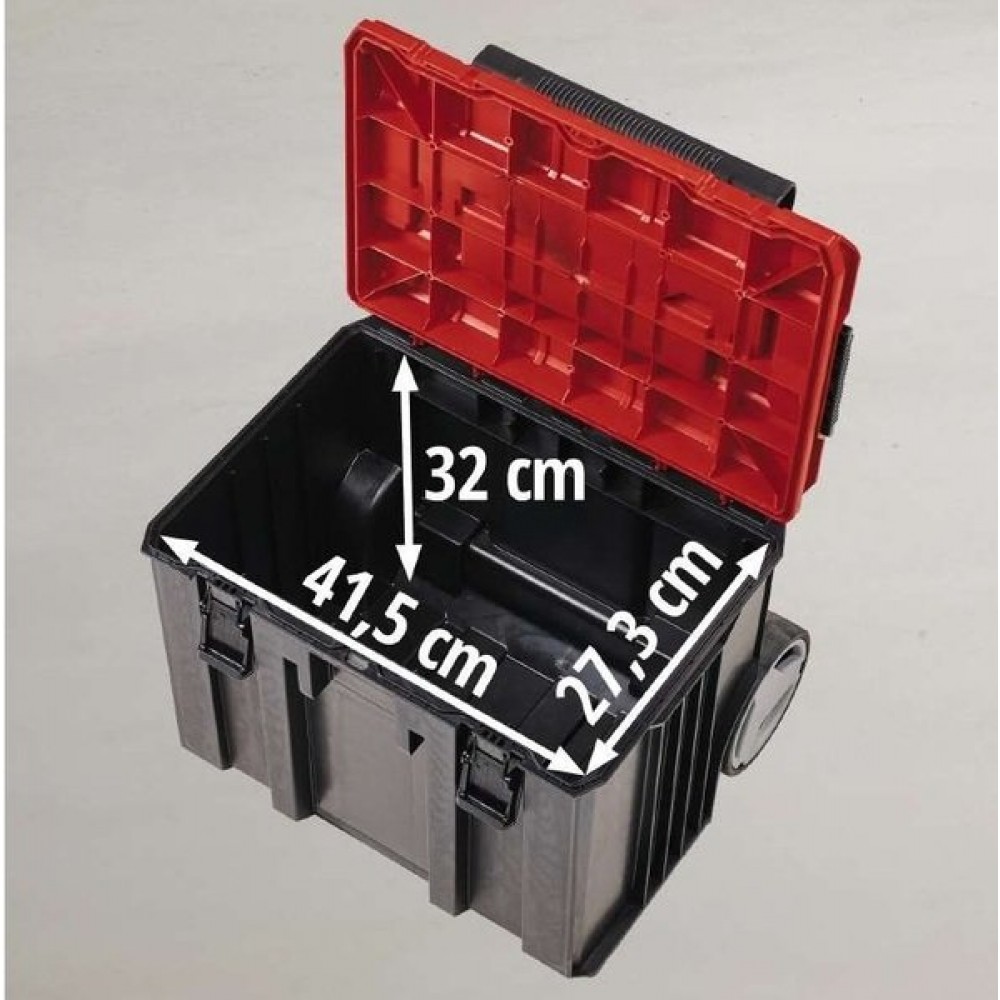 Пластиковий кейс Einhell E-Case L з колесами до 120кг, колеса 15см, 6.05кг (4540014)