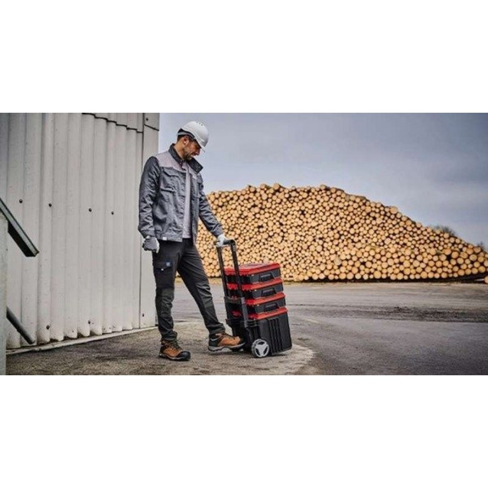 Пластиковий кейс Einhell E-Case L з колесами до 120кг, колеса 15см, 6.05кг (4540014)