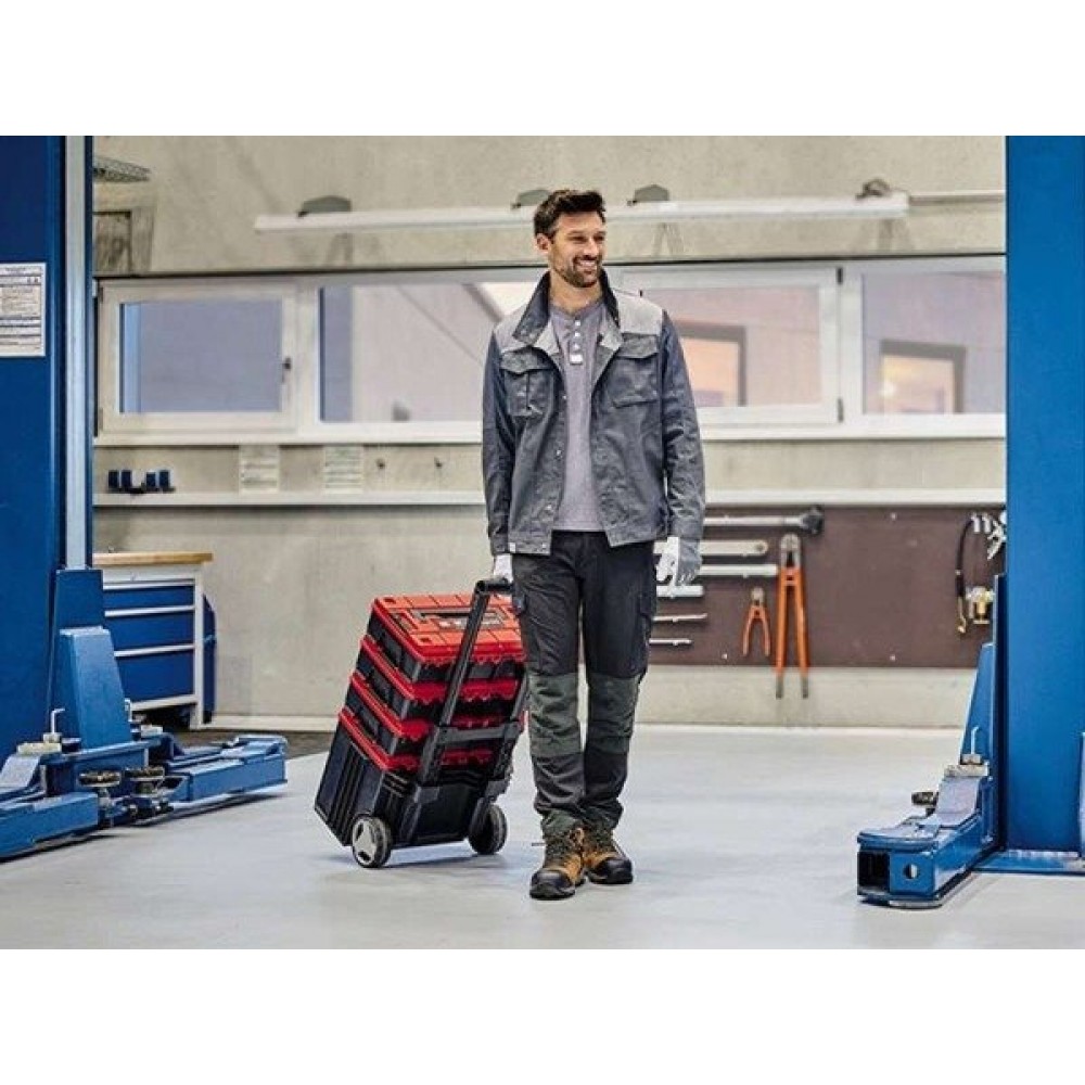 Пластиковий кейс Einhell E-Case L з колесами до 120кг, колеса 15см, 6.05кг (4540014)