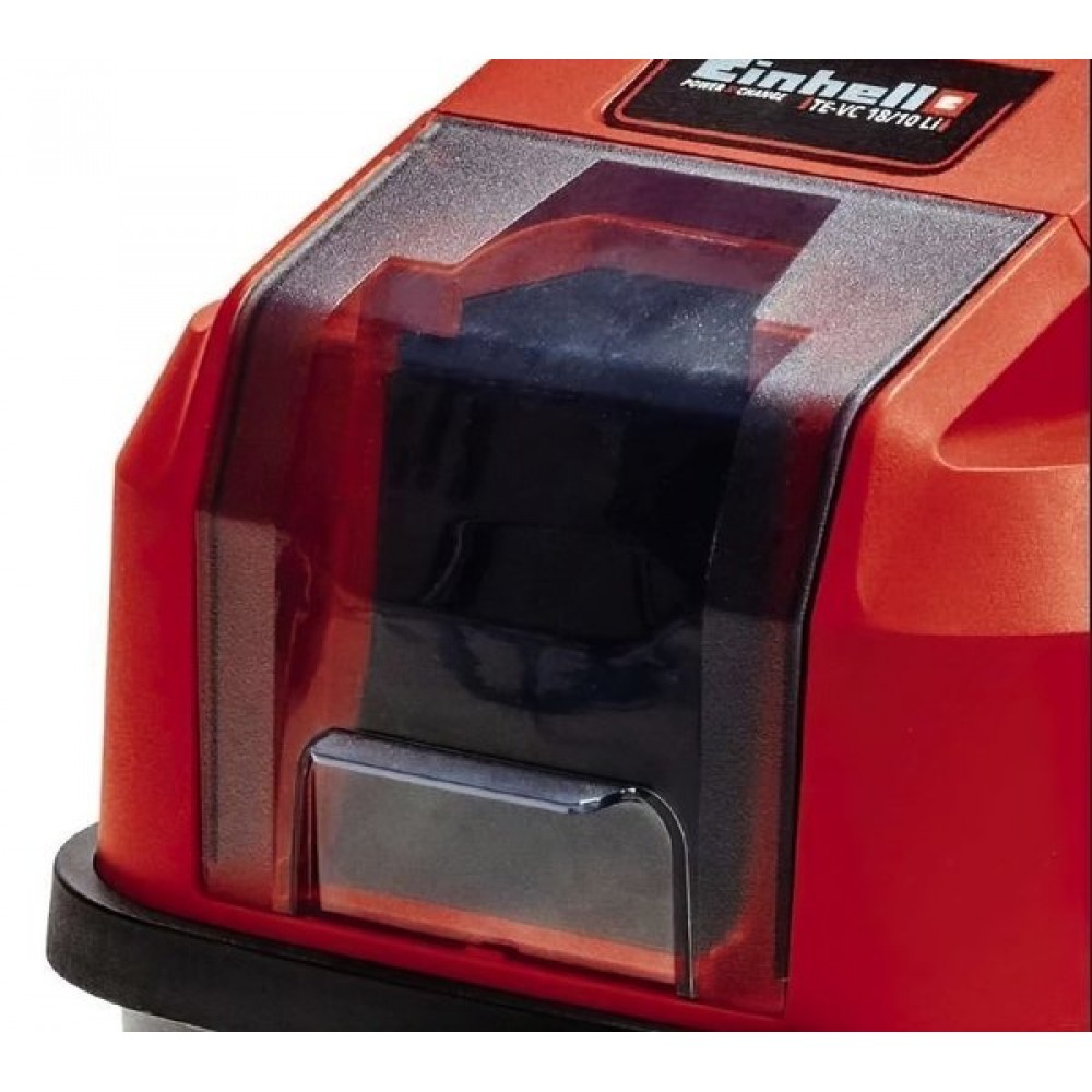 Промисловий пилосос Einhell TE-VC 18/10 Li – Solo аккум., (без АКБ та ЗУ.), 10 л
