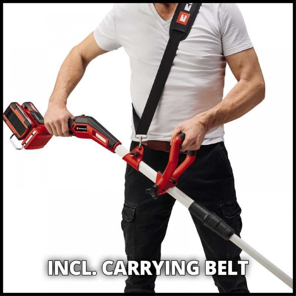 Акция! Набор Триммер аккумуляторный бесщеточный Einhell GP-CT 36/35 Li BL-Solo + 2 зарядных устройства и 2 аккумулятора 18V 4,0 Ah