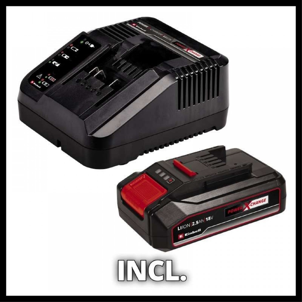 Уцінка! Акція! Набір кущоріз акумуляторний Einhell GC-CH 18/40 Li Solo + зарядний пристрій і акумулятор 18V 2,5 Ah