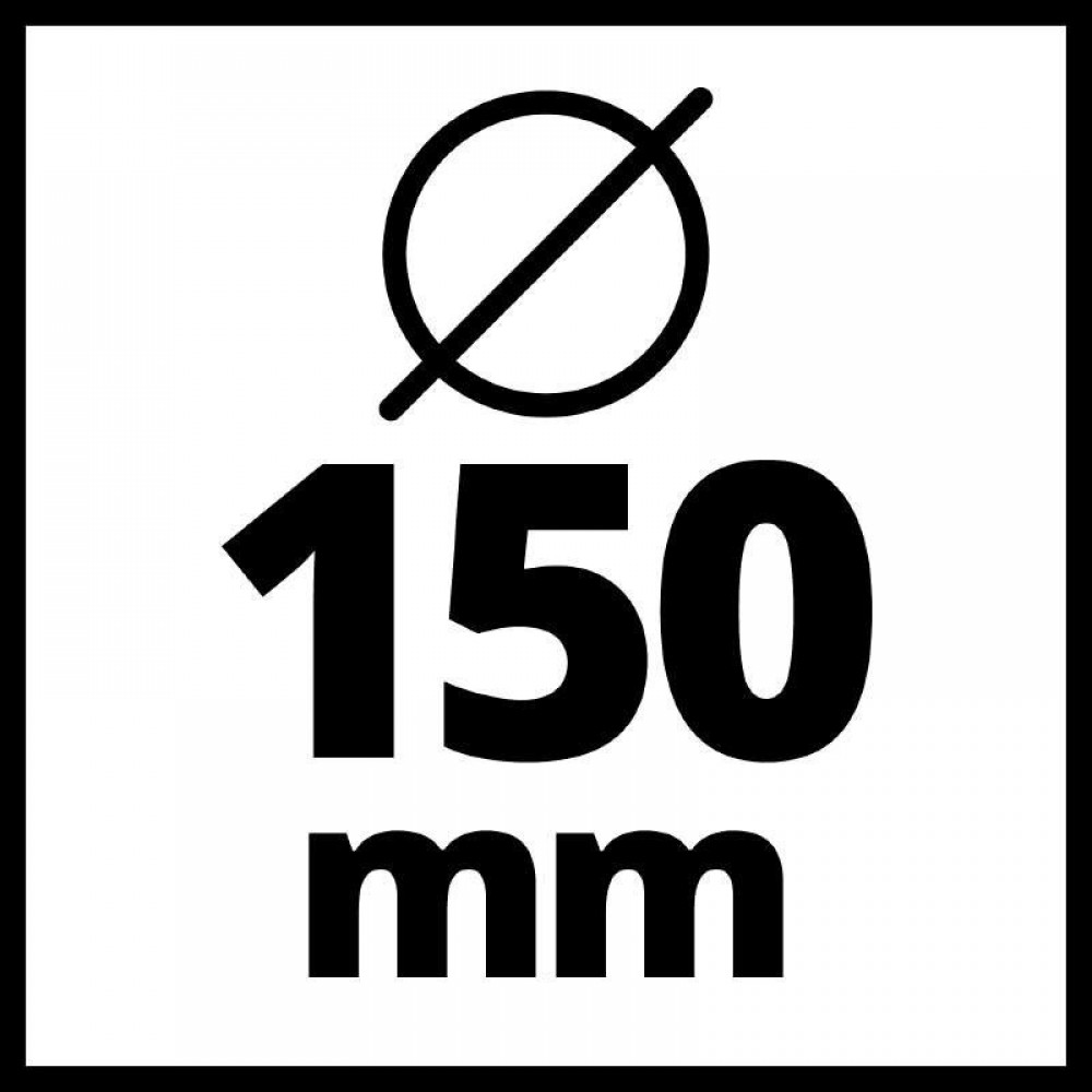 Акція! Набір кутова безщіткова шліфувальна машина Einhell TE-AG 18/150 Li BL-Solo 150 мм + зарядний пристрій і акумулятор 18V 4,0 Ah