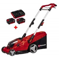Уцінка! Акція! Набір газонокосарка акумуляторна Einhell GP-CM 36/41 Li - Solo + 18V Power-X-Twincharger 3 A і 2 акумулятора 18V 4,0 Ah