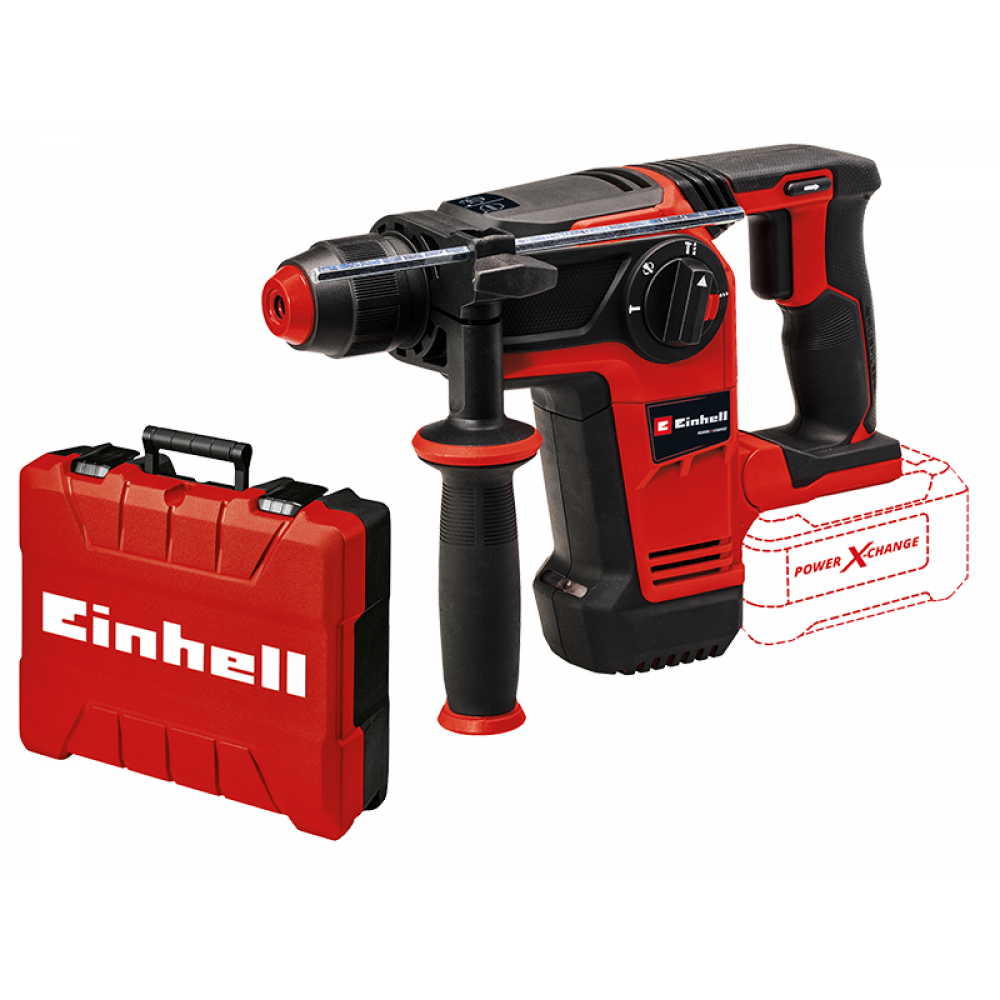 Акція! Перфоратор акумуляторний безщітковий Einhell TP-HD 18/26 Li BL - Solo + зарядний пристрій та акумулятор 18V 4,0 Ah