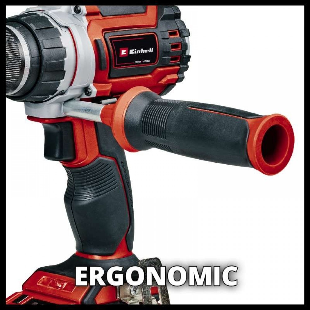 Акція! Набір шуруповерт безщітковий Einhell TP-CD 18/60 Li BL - Solo + зарядний пристрій та акумулятор 18V 4,0 Ah