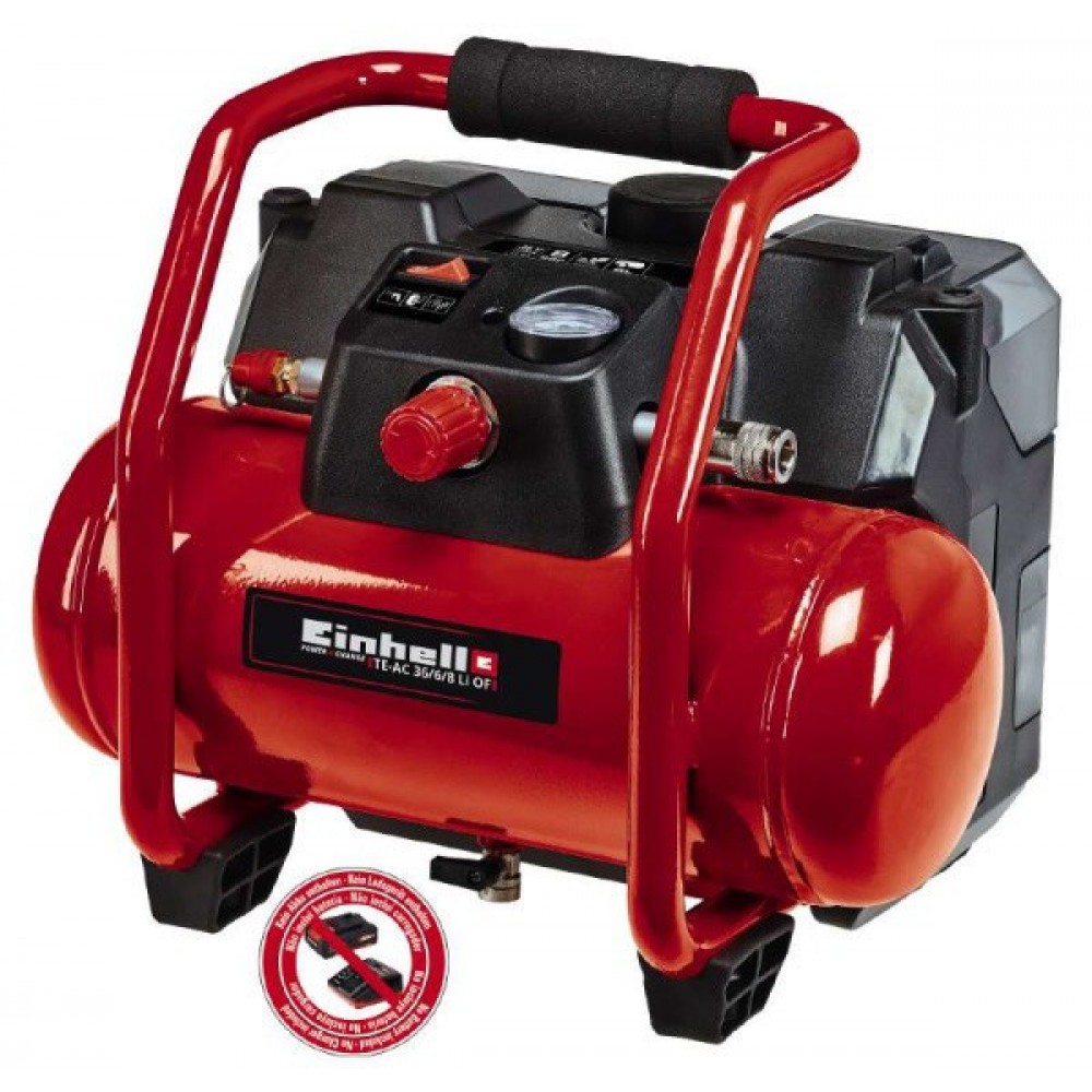 Компресор Einhell TE-AC 36/6/8 Li OF Set-Solo (без АКБ і ЗП)
