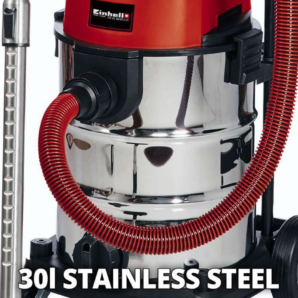 Пилосос акумуляторний Einhell TC-VC 36/30 Li S - Solo (без АКБ та ЗП)