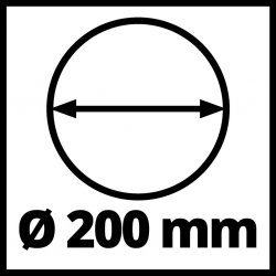 Бур-насадка для бура акумуляторного, d200 мм (3437022)