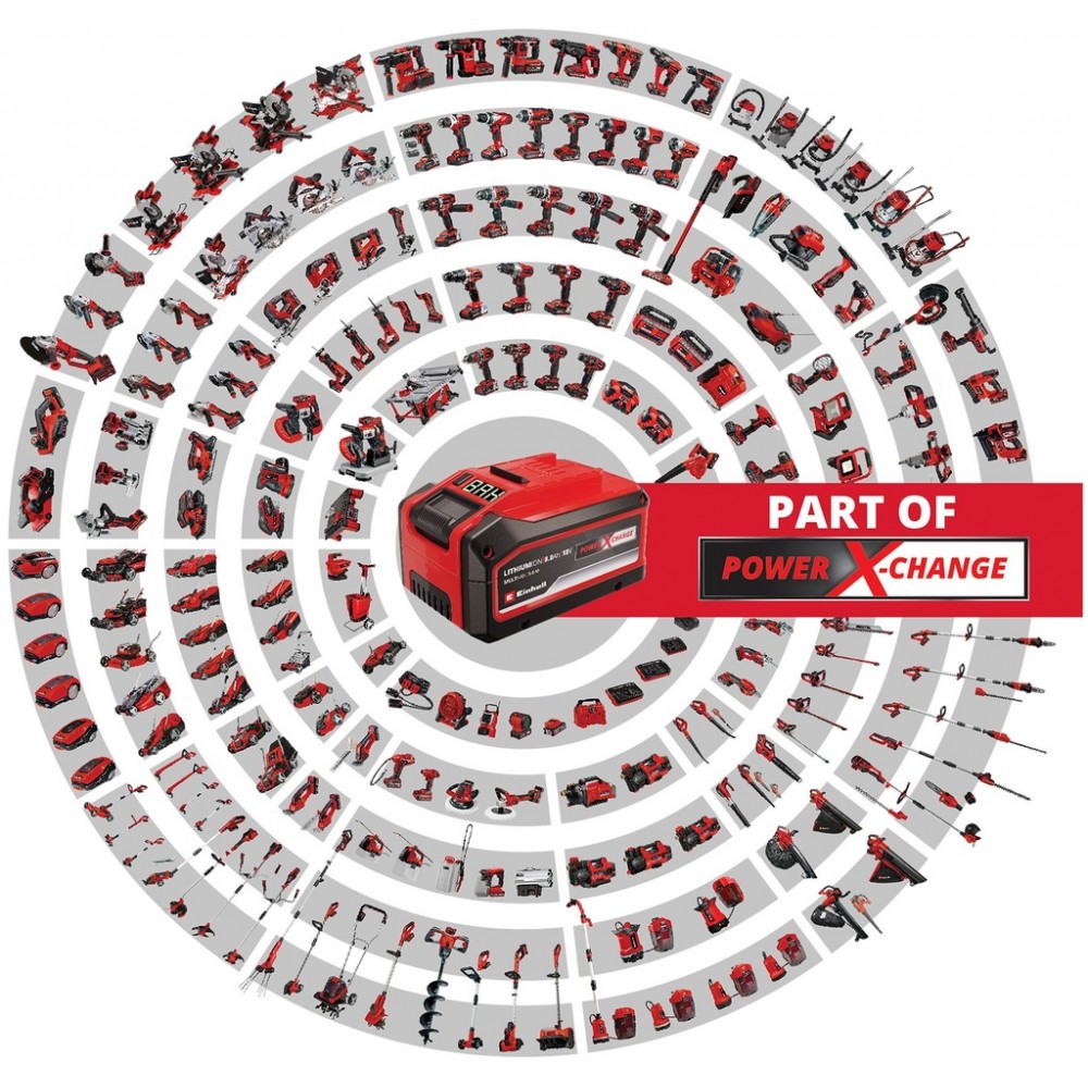 Кущоріз акумуляторний GC-CH 1846 Li Kit 2.5 Ah (3410642K) - фото 1