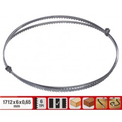 Полотно для стрічкової пили TС-SB 245 L, 1712x6х0.65 мм, KWB (081506)