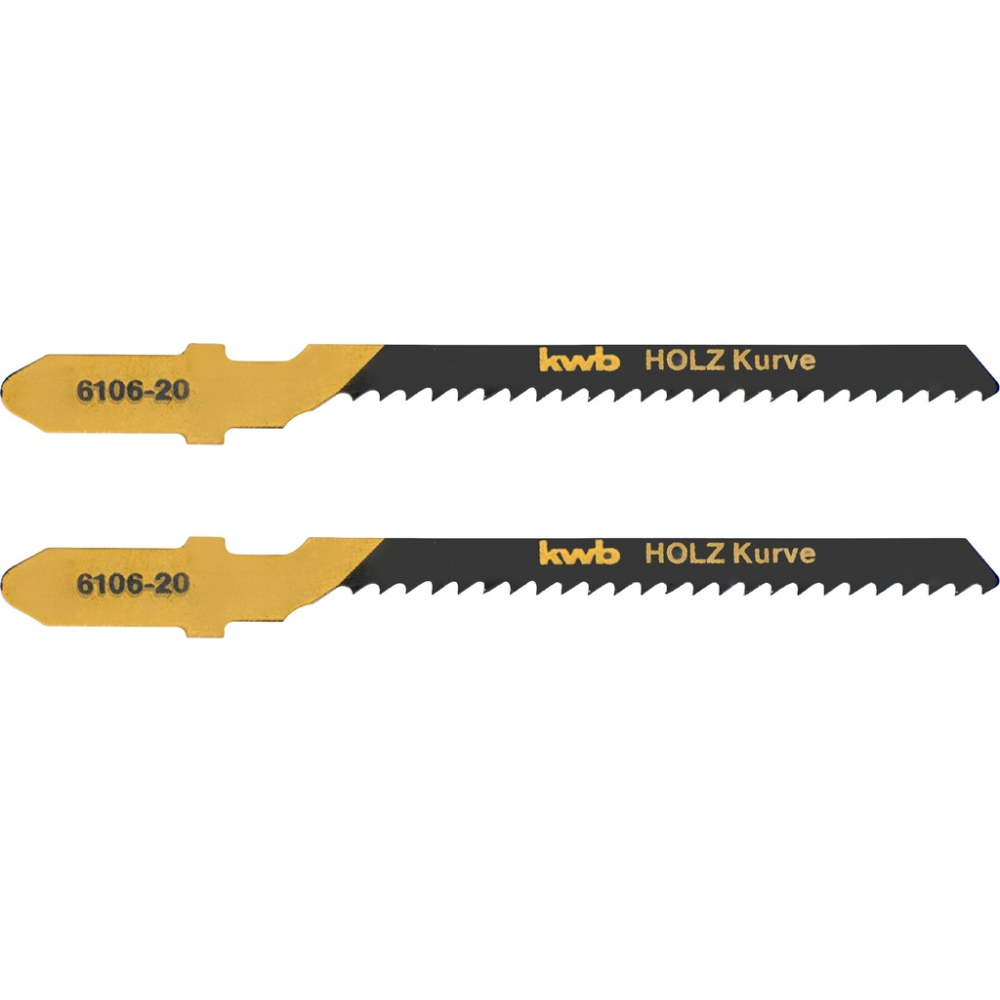 Полотна до лобзика по дереву, T119BO, 2 шт, KWB (610620)
