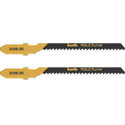 Полотна до лобзика по дереву, T119BO, 2 шт, KWB (610620)