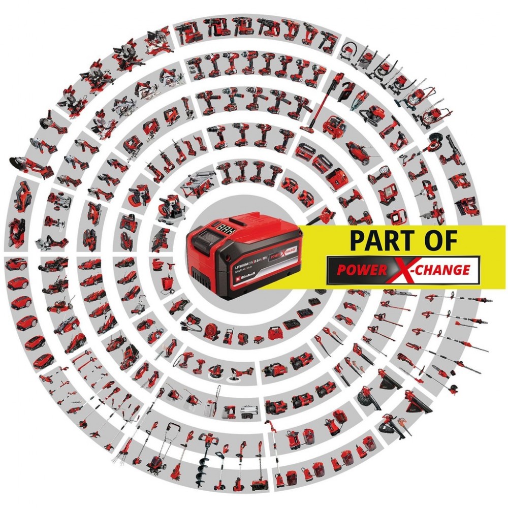 Шліфмашина кутова акумуляторна TE-AG 18/125-2 Li 1x4.0 Ah (4431190)