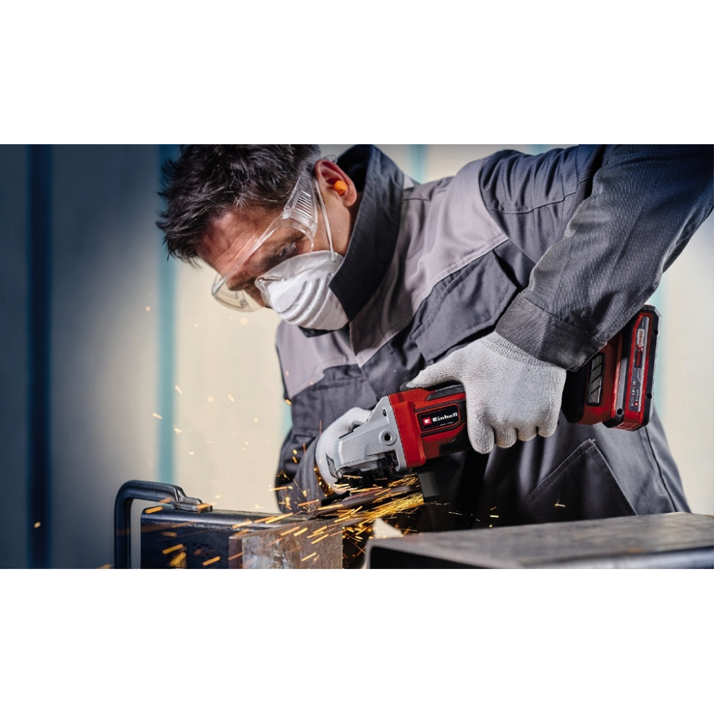 Шліфмашина кутова акумуляторна Einhell TP-AG 18/125 CE Q Li Kit 4 Ah (4431155K)