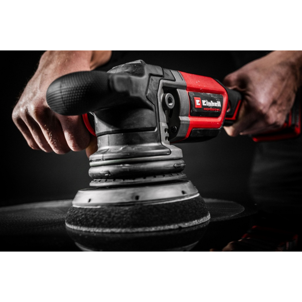 Полірувальна ексцентрикова машина акумуляторна безщіткова Einhell Professional CP-EP 18/125 Li BL-Solo (2093330)