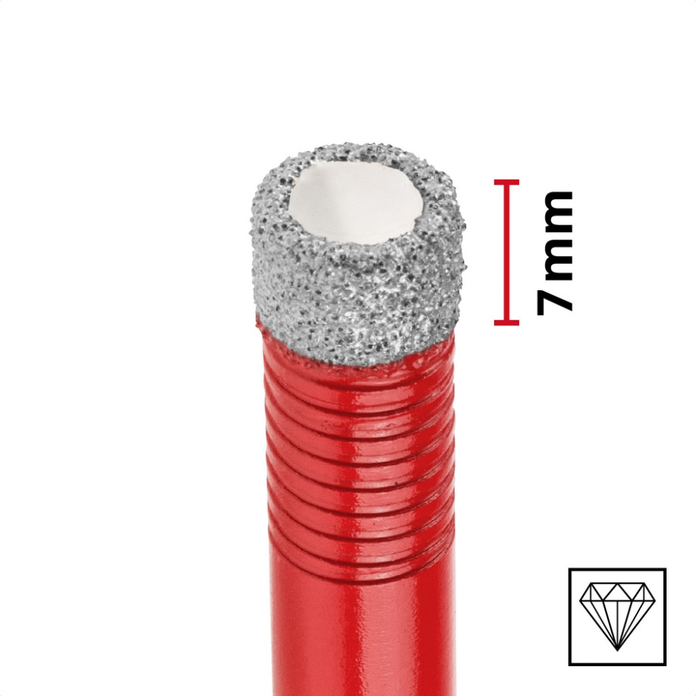 Набір трубчастих свердел по плитці, XS-Case, 4 шт (500404)