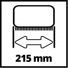 Уценка! Щетка жесткая стальная боковая для очистки камня Einhell PICOBELLA (3424126)