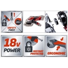 Уценка! Угловая шлифмашина Einhell TC-AG 18/115 Li - Solo (4431130)