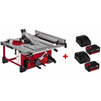 Акція! Набір пила циркулярна акумуляторна Einhell TE-TS 36/210 Li-Solo + 2 зарядні пристрої і 2 акумулятора 18V 4,0 Ah (4340450,4512042 - 2 шт)