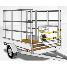 Стяжні ремені з натяжним храповиком і двумя гачками 2 шт.х 2,5 м, kwb