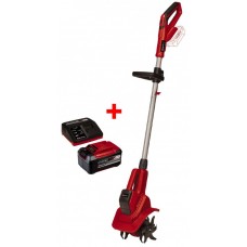 Набір культиватор акумуляторний Einhell GE-CR 18/20 Li E Solo + зарядний пристрій X-Fastcharger 4 A і акумулятор 18V 5,2 Ah