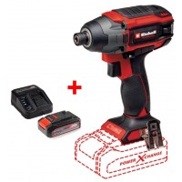 Акція! Набір ударна викрутка безщіткова Einhell TP-CI 18/220 Li BL + Starter-Kit 2.5 Аh (4510085, 4512097)