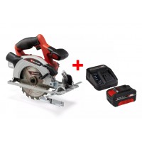 Акція! Набір Пила циркулярна акумуляторна Einhell TE-CS 18/165-1 Li + Starter-Kit 4.0 Ah (4331207, 4512042)
