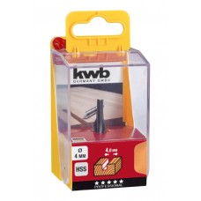 Фреза пазів HSS 4 мм, KWB (750410)