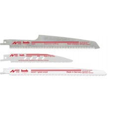 Набір полотен для шабельної пили, HCS і Bi-Metall, 3 шт, KWB (576105)