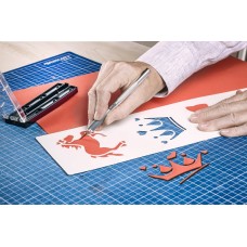 Ніж-скальпель для вирізання, 6 лез, KWB (014920)