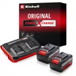 Стартовий набір Einhell PXC Starter Kit (АКБ 2x3.0Ah + ЗП Twincharger Kit 3 A)