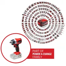 Ударний акумуляторний гайковерт Einhell X-Change TP-CW 18 Li BL – Solo (без АКБ та ЗП) (4510040)