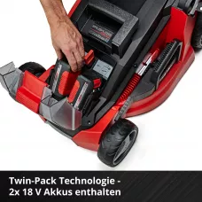 Газонокосарка акумуляторна Einhell X-Change GE-CM 43 Li M Kit