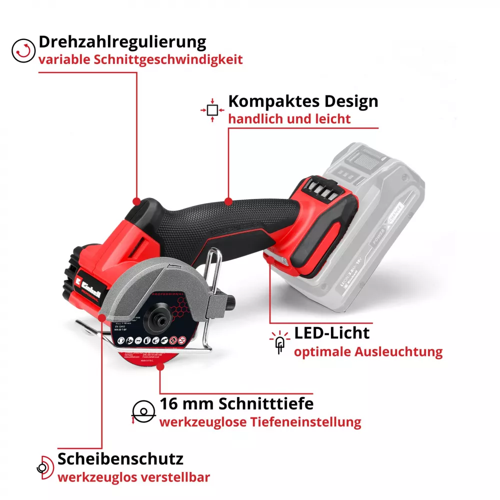 Аккумуляторный резак Einhell Professional TP-CO 18/76-C Li BL-Solo Аккумуляторный резак Einhell Professional TP-CO 18/76-C Li BL-Solo
