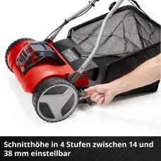 Газонокосарка Einhell GE-HM 18/38 Li, 18В, PXC (без АКБ та ЗП), (3414200)