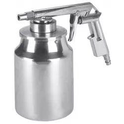 Sand spray gun, suction can