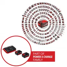 Набір акумуляторів + зарядний пристрій Einhell 18V 2x4.0Ah Twincharger Kit, PXC, 2.2 кг (4512112)