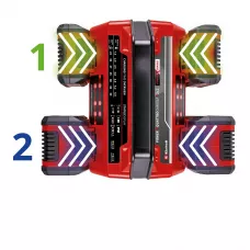 Зарядний пристрій Einhell 18V 2x2 Power X-Quattrocharger 4A (4512102)