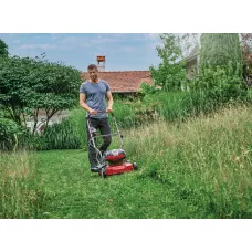 Газонокосарка акумуляторна Einhell GE-CM 36/48 Li M, 36В, 48 см, 30-75 мм (3413054)
