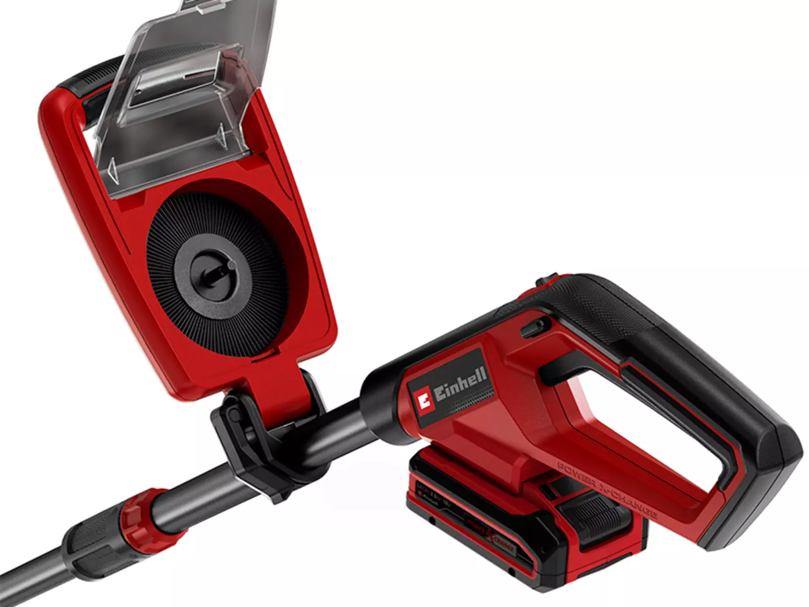 Додаткова рукоятка очищувача швів Einhell GE-CC 18/110 Li E-Solo з відкритим відсіком для щіток