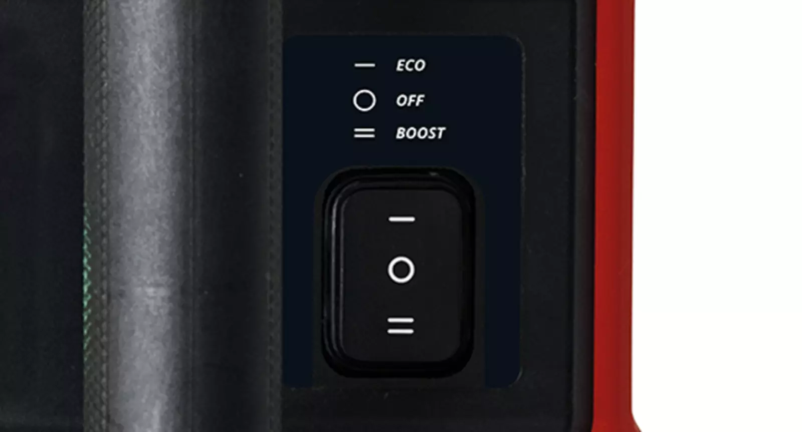 Перемикач режимів OFF, ECO та BOOST на насосі Einhell AQUINNA 36/34.