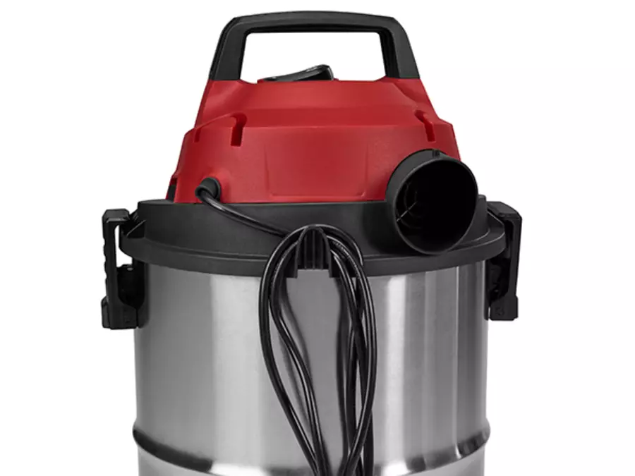 Задняя часть пылесоса Einhell TC-VC 2045 S с намотанным кабелем питания.