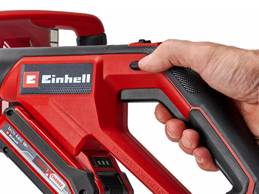 Запобіжний вимикач на ручці Einhell GE-CC 18/110 Li E-Solo