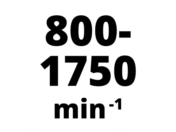 До 1750 обертів