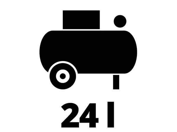 Вместительный бак на 24 литра